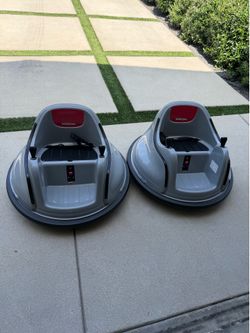 Pair of KidZone Hover Bumper Cars