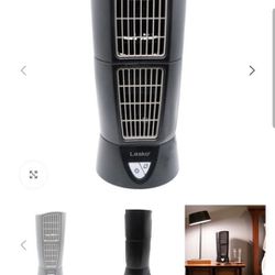 Mini Desktop Oscillating Tower Air Fan With 4K UHD Night Vision Camera