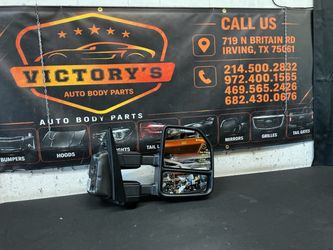 FORD F250/350 RH MIRROR 2017-2022 with BLIND SPOT-CAMERA-POWER FOLDING OEM