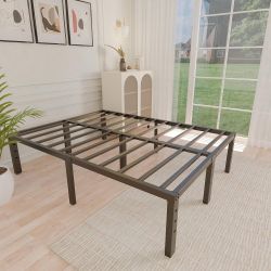 ALDRICH Queen Metal Platform Bed Frame, 16-inch — T40-1604