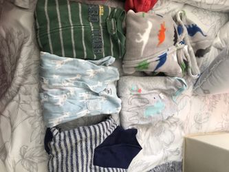 Selling 0-3 month baby old clothes! In good condition have lots