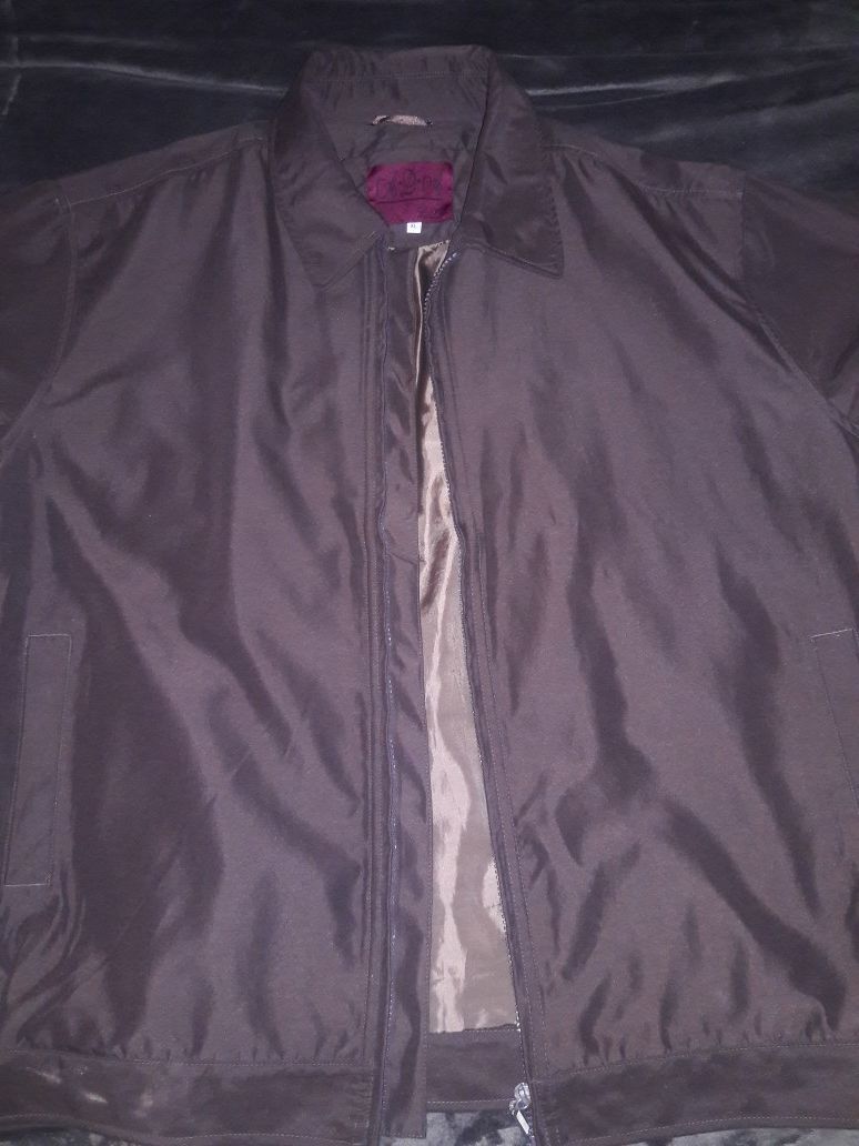 Men's Jacket XL Sporty Classic A.D.A 90s (Brown) *Used*