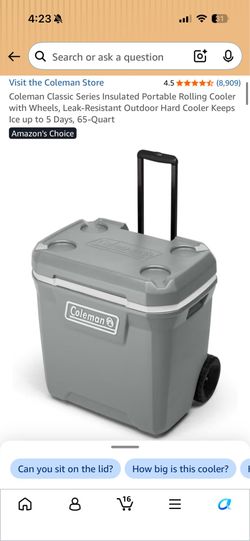 Coleman Cooler