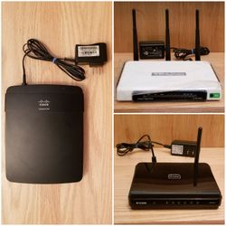 Lot of 3 Wi-Fi Routers