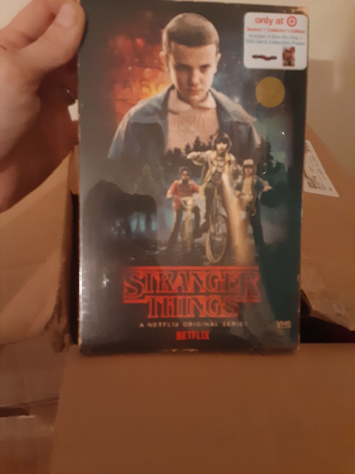 Stranger things series dvds
