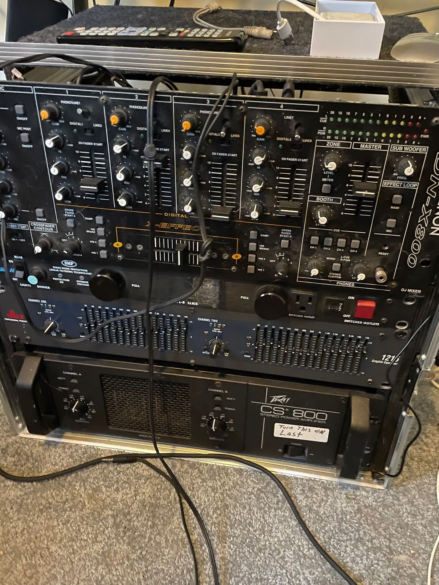 Denon Mixer Eq And Power Ramp With Case