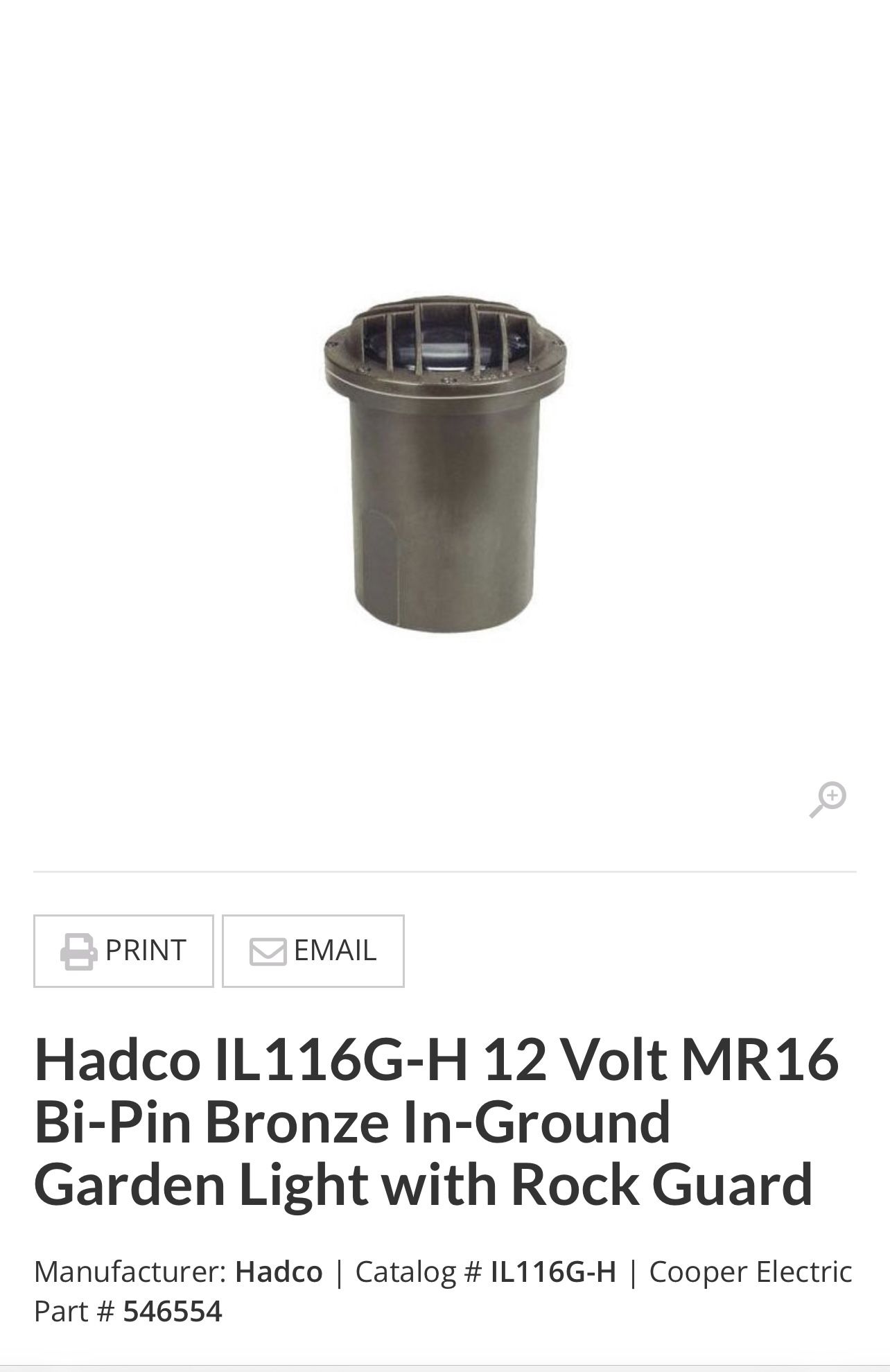 Hadco IL116G-H