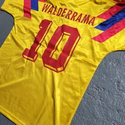 Colombia Retro Jersey Walderrama