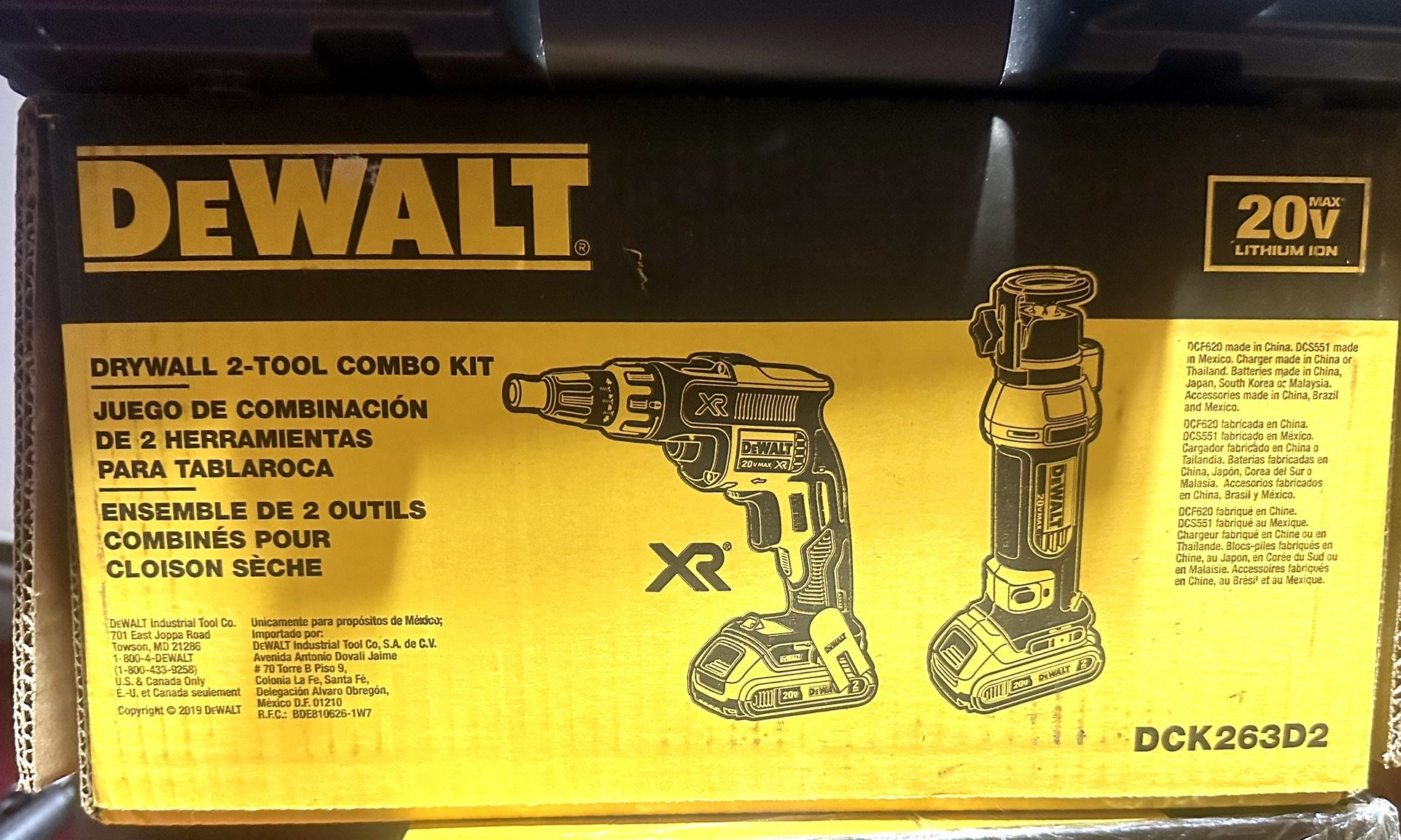 Dewalt Drywall Combo Kit