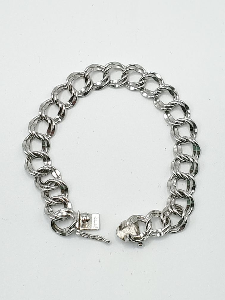 Sterling Silver Double Link (Charm) Bracelet
