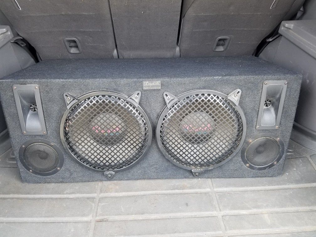 The Crunch Subwoofer Speaker Box Car Audio