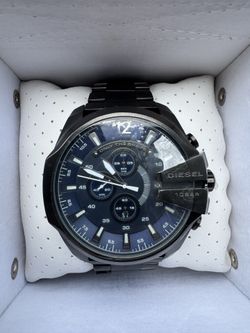 Men's Chronograph Mega Chief Gunmetal Ion-Plated Stainless Steel Bracelet Watch