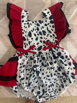 Baby girl dalmation costume