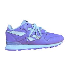 Girls Reebok Classic purple! So Cute! Sz 2 
