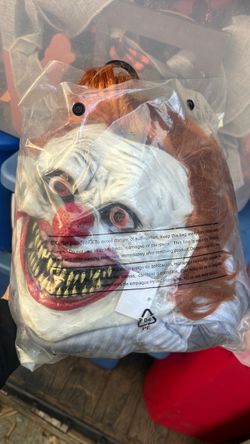 Scary Clown Halloween Latex Mask