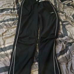 Black Track Jogger Pants
