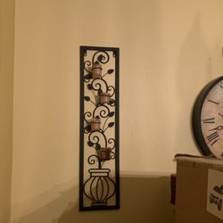 Wrought Iron Candle Holders 