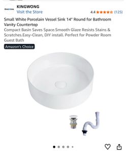 bathroom 14 inch sink