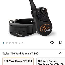 Sportdog 300 Yard Remote Trainer 