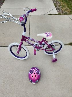 girl's bike - Huffy
Seastar
helmet included
wheel size: 16"