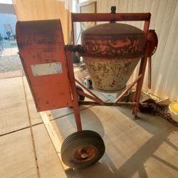 Concrete mixer 4 cu ft 