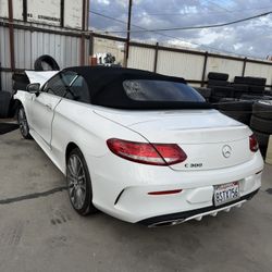 Parting Out! 2017 Mercedes C300 Convertible For Parts!