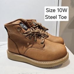 Georgia Steel Toe Work Boots Size 10