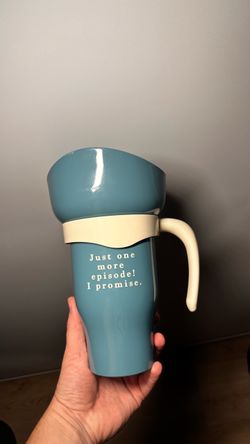 Snack and Drink Tumbler with Handle