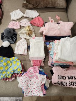 Baby Girl Clothes Size 0-3 Months 