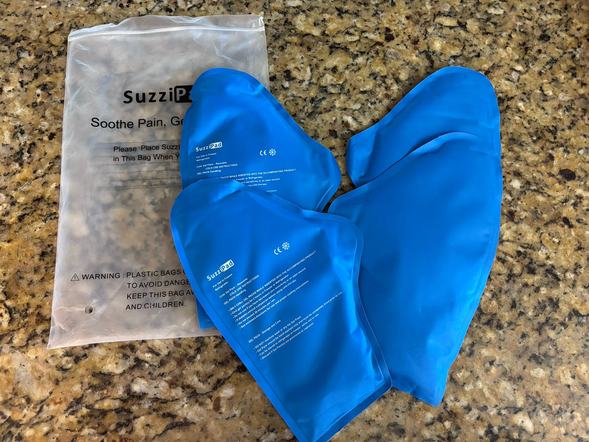4 Gel Hand Ice Packs, Cold Therapy for Hand Ice Gloves