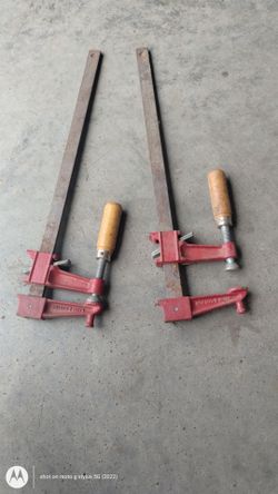 Vintage 16" Brink and Cotton Woodworking Bar Clamps