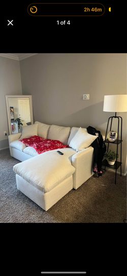 Beige Living Spaces Couch