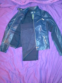 Blue Lauren by Ralph Lauren Leather and Suede outfit