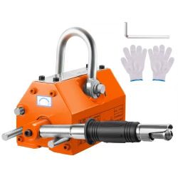 Magnetic Lifter, 2200lbs/1000kg Pulling Capacity, 2.5 Safety Factor, Neodymium & Steel, Lifting Magnet with Release, Permanent Lift Magnets, Heavy Dut