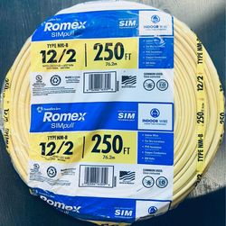 romex 12/2  NM-B   250ft