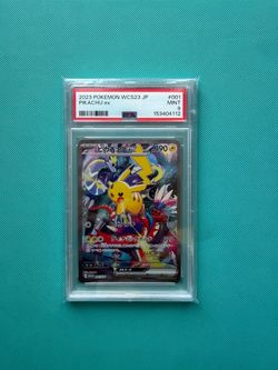 PSA 9 Pikachu ex 2023 Pokemon WCS23 JP #001