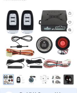 EASYGUARD EC003 PKE Smart Keyless Entry Car Alarm System with Push Button Start & Remote Start