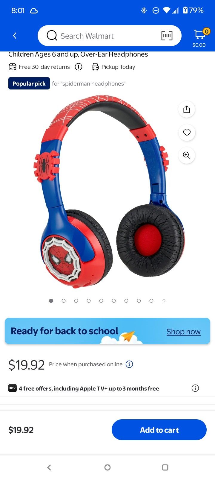 Spider Man Bluetooth Headphones