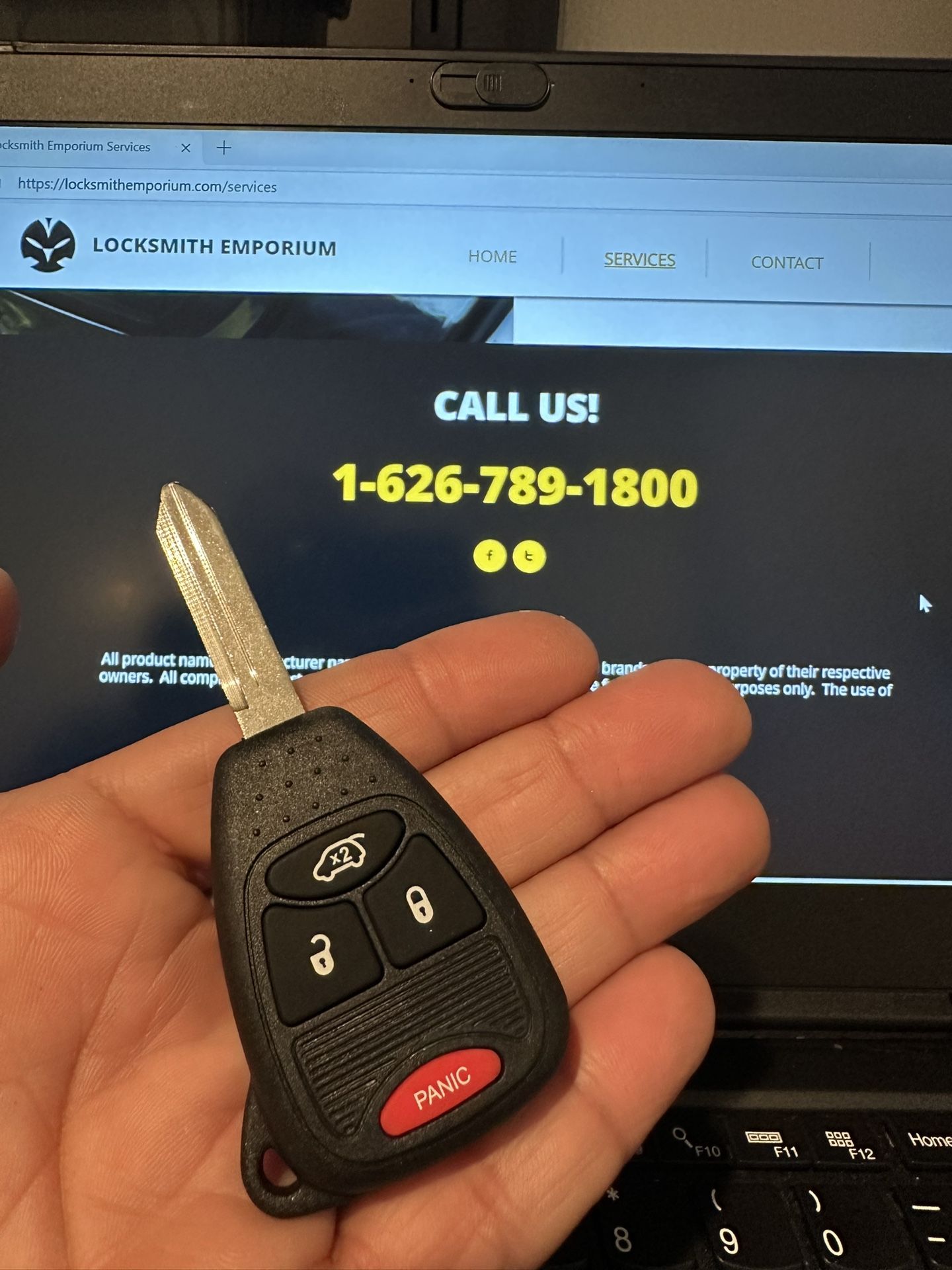 Chrysler Dodge Remote Control Key 