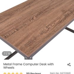 Computer Desk On Wheels