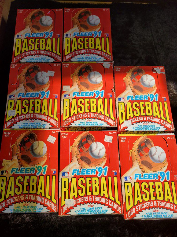 1991 Fleer Baseball Cards Box