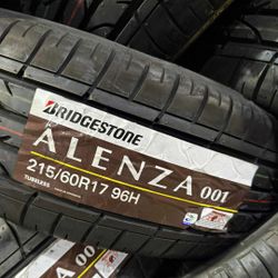 215 60 17 Bridgestone Alenza Tires Set 