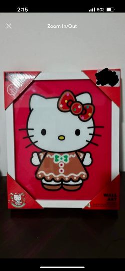Hello Kitty christmas light up wall art
