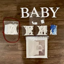 Baby Shower “BABY” Boxes (4)/with Balloons