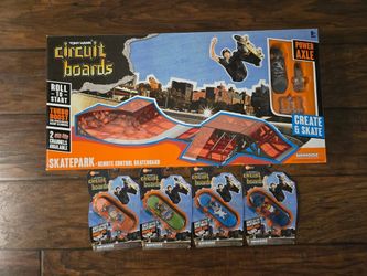 Brand New, Sealed Tony Hawk “Circuit Boards” remote-control skateboard + skatepark set