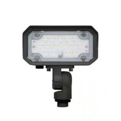 Flood Security LED Light Adjustable Knuckle Aluminum In Bronze