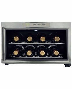 Emerson FR24SL 8 Bottles Wine Cooler with Thermal Glass Door, Stainless Steel