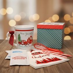 Christmas mug hot chocolate set. For a Christmas gift