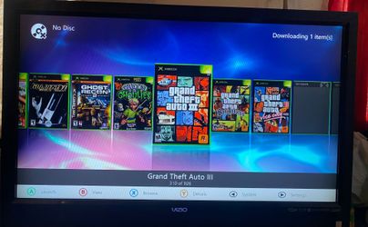 XBOX with 4TB HARD DRIVE and Over 7000 GAMES
