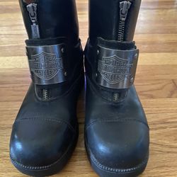 Harley Davidson Sz7 Leather Boots